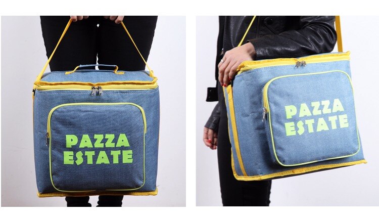 Insulated Picnic Cooler Bags Cake Pizza Lunch Picnic Box Insulated Cool Handbags Ice Pack Thermo Portable Insulation Pouch smlg