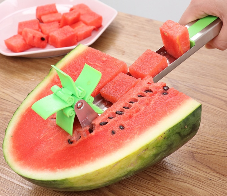 304 Rvs Zomer Cut Watermeloen Creatieve Separator Groenten En Fruit Gereedschap Gadgets Keuken Eetkamer Bar Accessoires