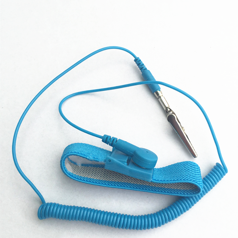 Adjustable Anti Static Bracelet Electrostatic ESD Discharge Cable Reusable Wrist Band Strap Hand With Grounding Wire