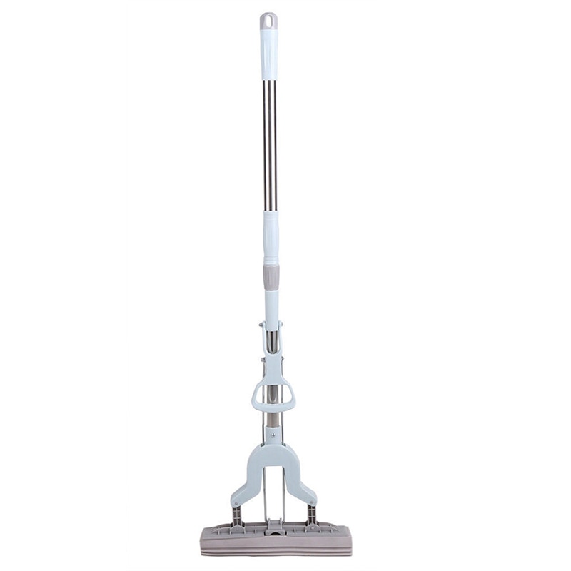 Vloer dweil telescopische steel absorberende spons dweil roestvrijstalen steel dweil thuis badkamer keuken schoon huis vloer reinigingsgereedschap