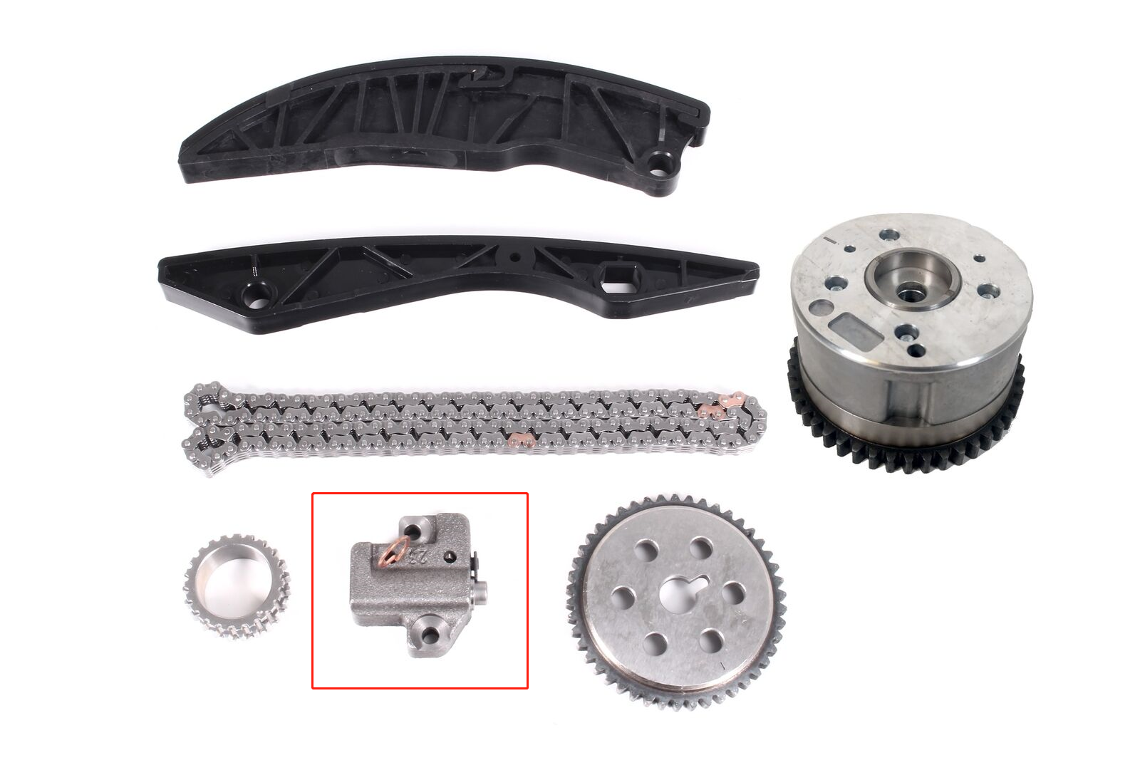 Timing Chain Set Timing Chain Kit + CVVT FOR Hyundai FOR KIA 1.4 1.6i G4FA G4FC CVVT Camshaft Adjusters: 5