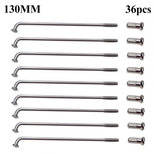 36 stk 60-305mm 12g elcykel e-cykel hjul dæk stål eger cykel dele: 130mm