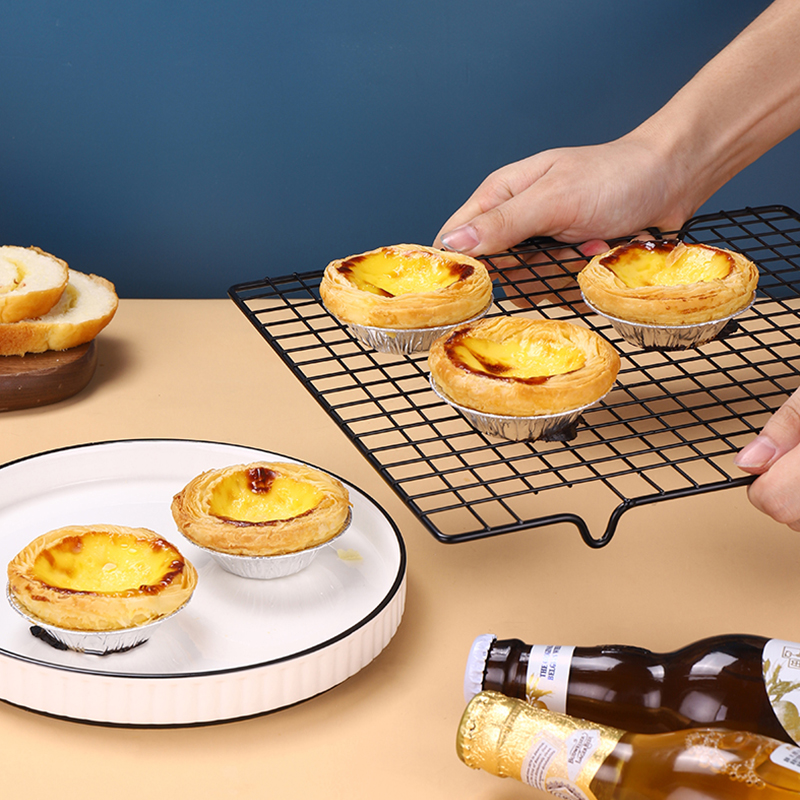 Rustfritt stål kjølestativ trådrist kake matstativ stekeovn trygt kjøkken baking pizza brød grillholder hylle zxh