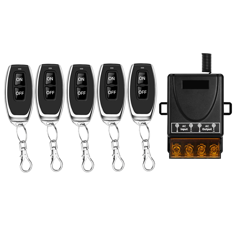 Cerhot Wireless Remote Control Switch On-off High-power 30A Wide-voltage AC 85-265V Long-distance RF433 Remote Control 3000M: ROYAL BLUE