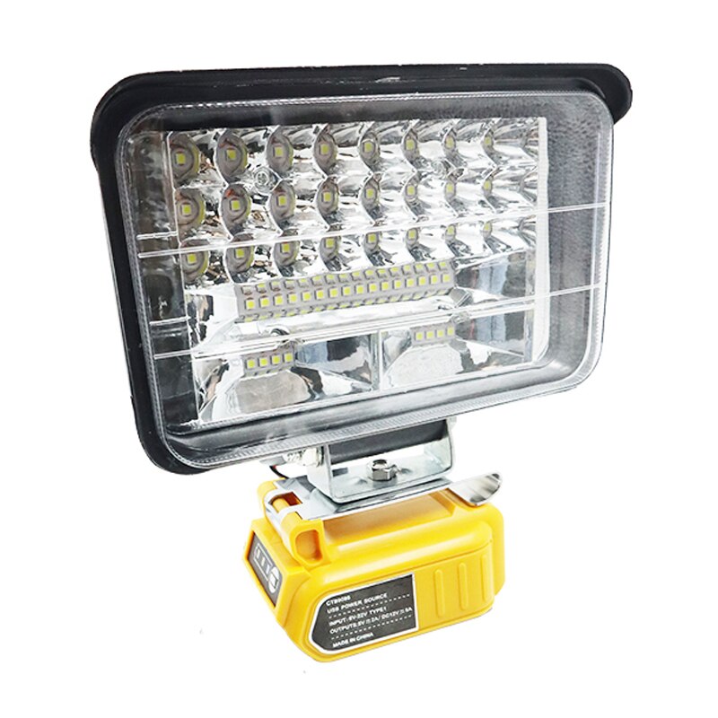 60W 5A Konwerter Adapter Ładowarka USB Do DeWalt 20V 18V Bateria litowa 12V DC Wyjście Kompatybilne urządzenia elektryczne Lampa samochodowa: Inne