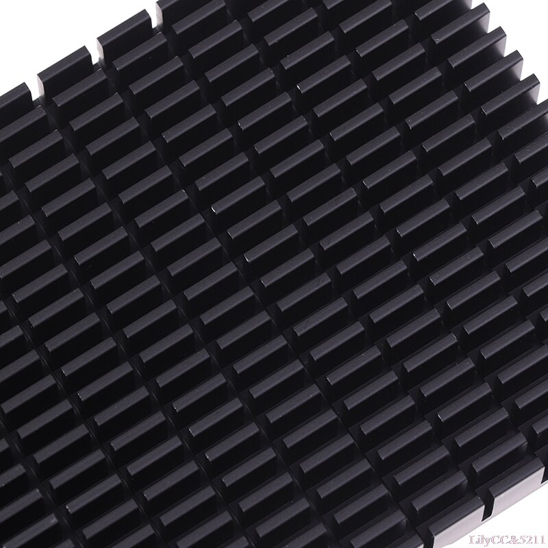 150*93*15MM Heating Panel Heat sink Aluminum Heatsink Plate Black Radiator