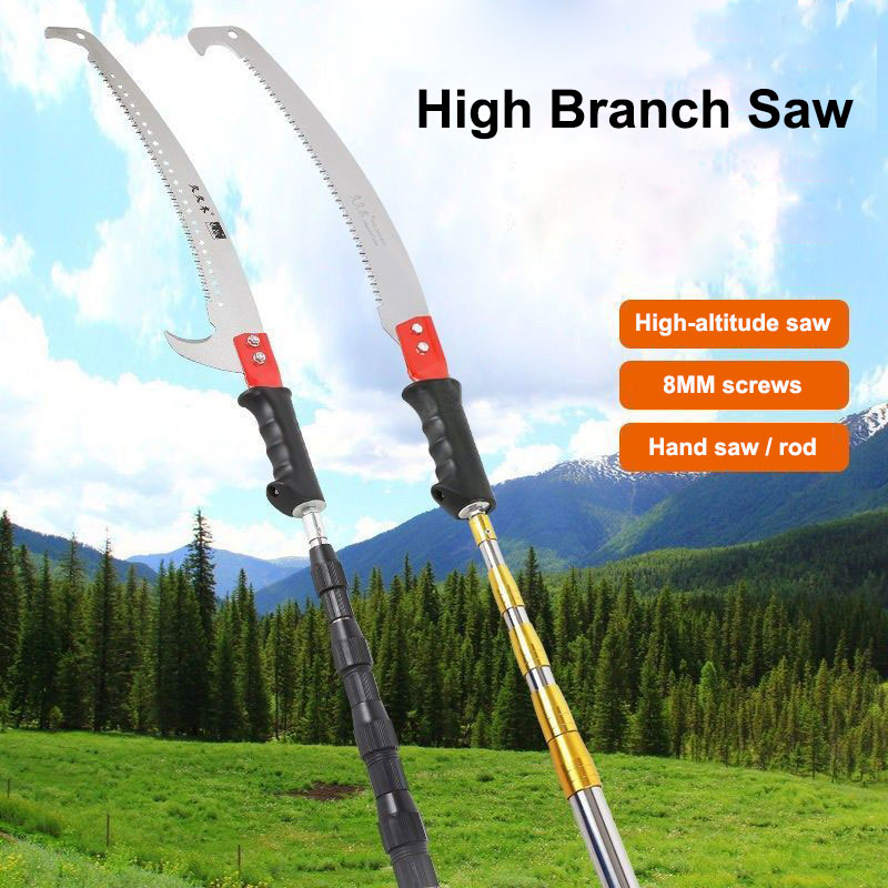 Telescopic Pole Saw Reciprocating Hand Tools Multifunctional Stainless Steel High Branch Garden Fruit Tree Altitude