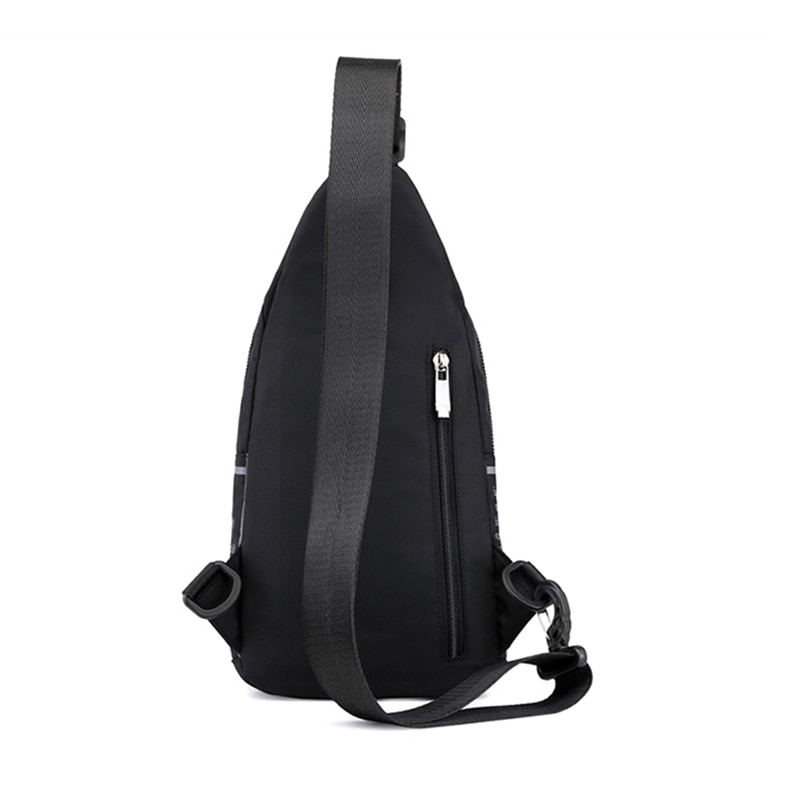Nylon Mannen Borst Bag Rugzak Knapzak Beroemde Reizen Ongedwongen Mannelijke Een Schouder Zakken Sling Rugzak Dagrugzak