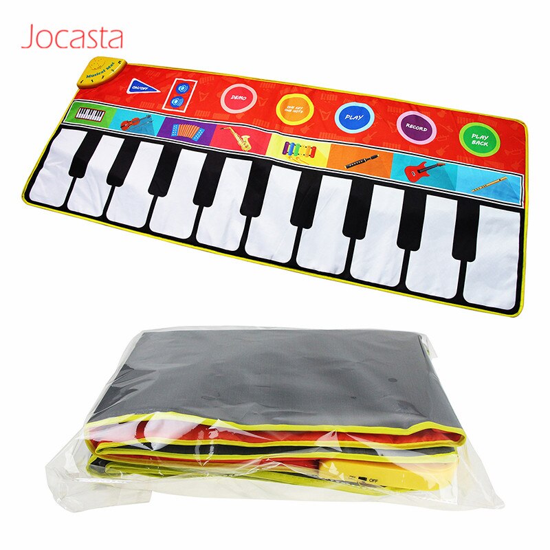 Grote Maat Baby Musical Tapijt Toetsenbord Speelkleed Muziek Instrument Piano Mat Educatief Speelgoed Voor Kinderen Kids