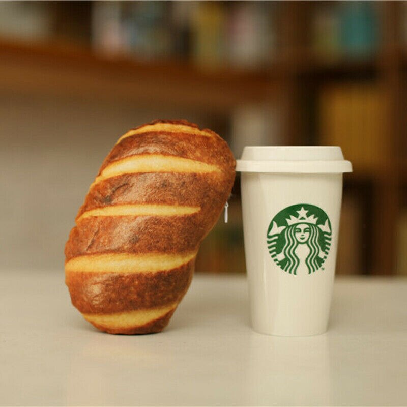Zimmer Dekor Brot Kissen Plüsch Spielzeug Simulation Büro Kissen freundlicher Geburtstag Brot bilden Kissen Weiche Lenden Zurück Kissen