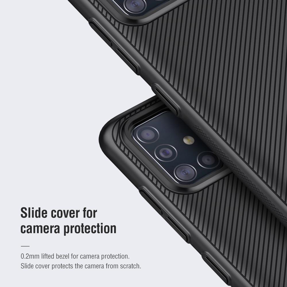 Voor Galaxy A51 Case Nillkin Camshield Case Slide Camera Cover Anti-Slippen Stofdicht Anti-Vingerafdrukken Voor galaxy A71