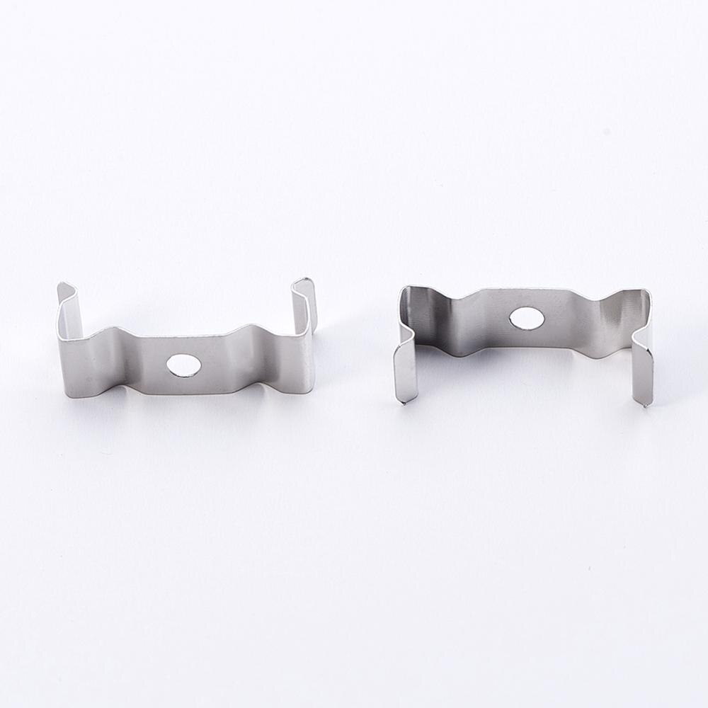 15~100pcs T4 T5 T8 U Clip Holder for Lamp Bracket Lampholder Stainless Steel Fixing Clips Lighting Accessories
