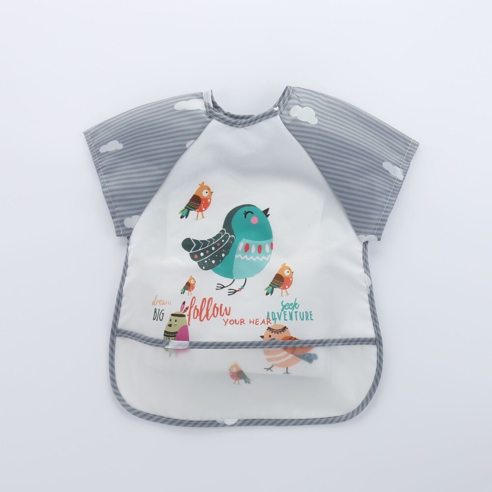 Bavaglini impermeabili per bambini colorati simpatici cartoni animati animali senza maniche bavaglini per neonati bavaglini per neonati Soft Touch bavaglini in tela Burp baberos bebe