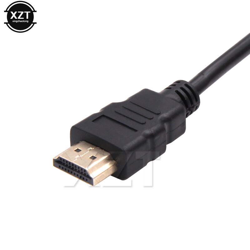 HDMI to VGA Adapter Male to Femal HDMI VGA Converter with 3.5mm Jack Aux Audio Cable HD Adaptor for XBOX 360 PS3 HDTV