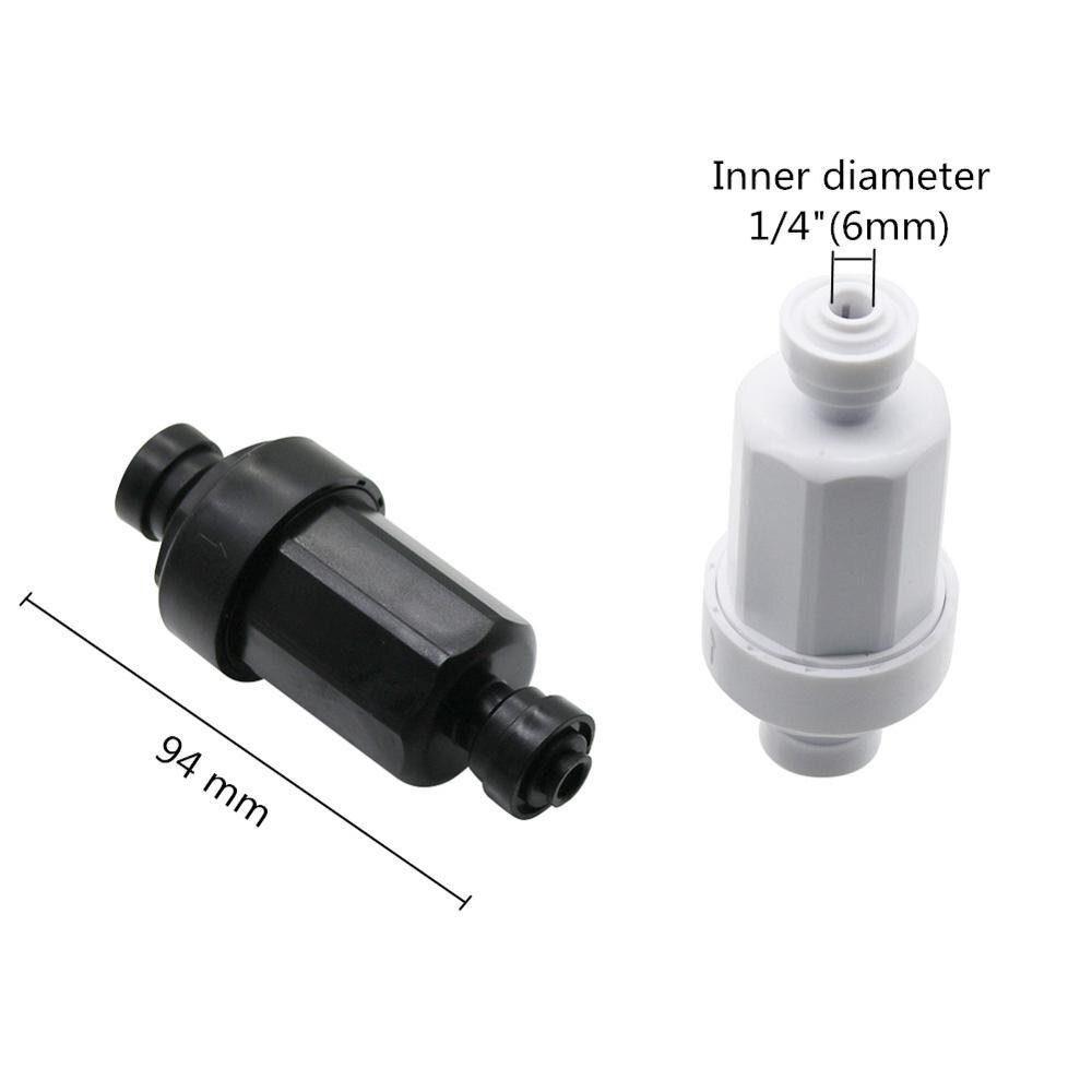 1/4 "Waterzuiveraar Front Microfilter Rvs 120 Mesh Snelkoppeling Water Filter Tuin Irrigatie Slip Lock Filter