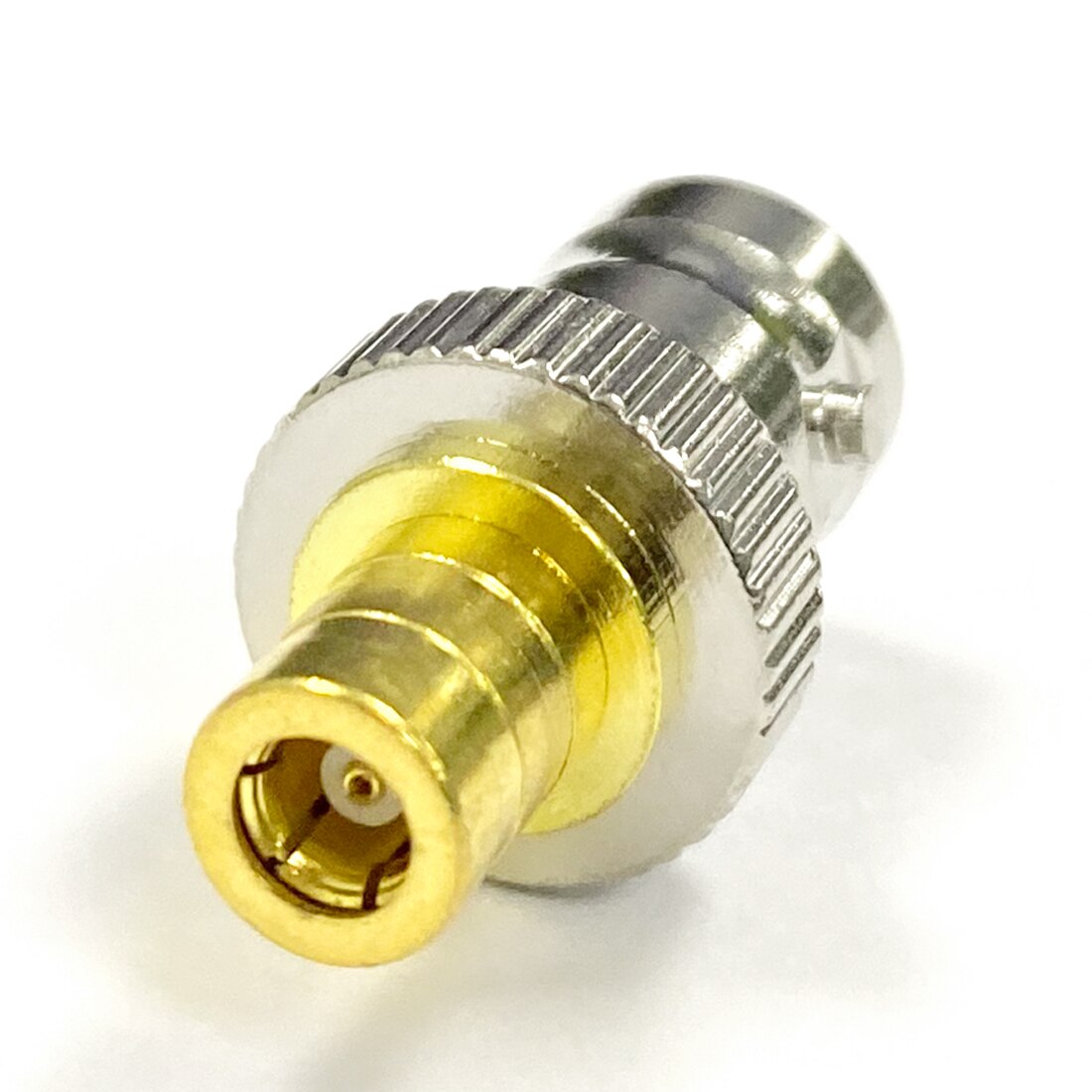 Adaptateur coaxial RF BNC Jack femelle vers SMB femelle, 1 pièce, convertisseur droit plaqué or, ,