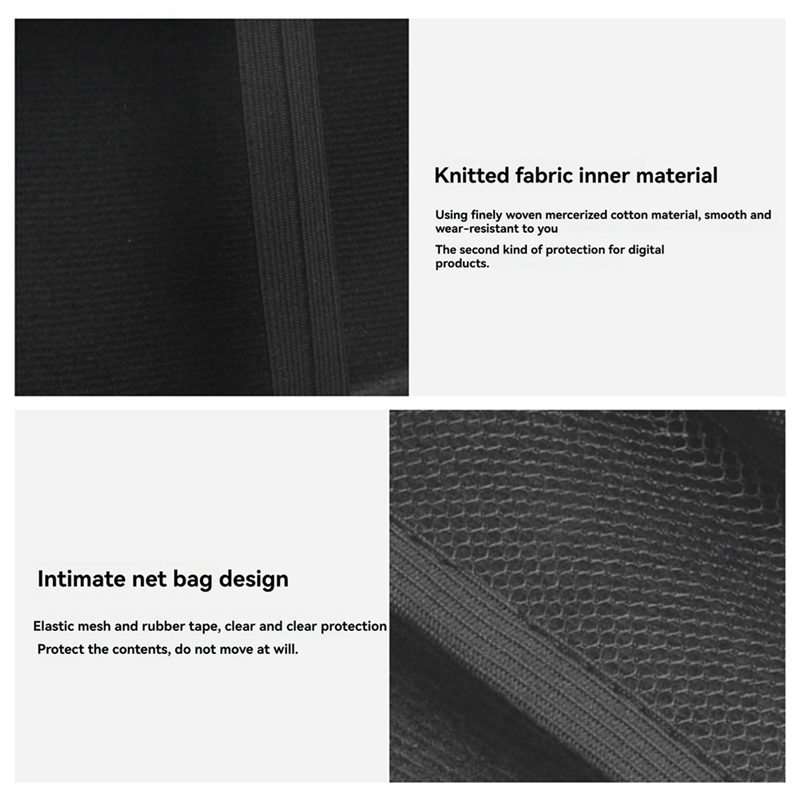 ABUO-Mobile Hard Drive Bag EVA Anti-Fall Anti-Pressure Storage Digital Bags Travel Electronics Accessories Organizer
