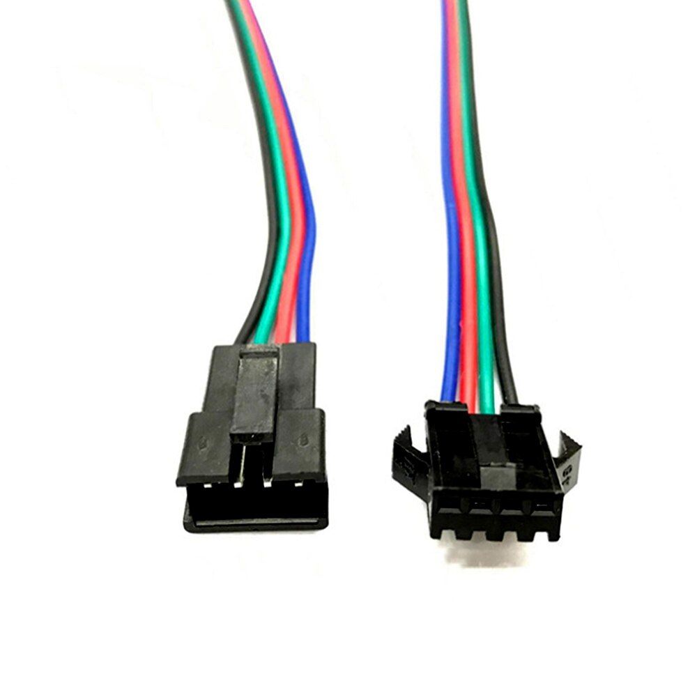 10 Pairs 2Pin/3Pin/4Pin/5Pin Male And Female JST SM Connector LED Strip Cable