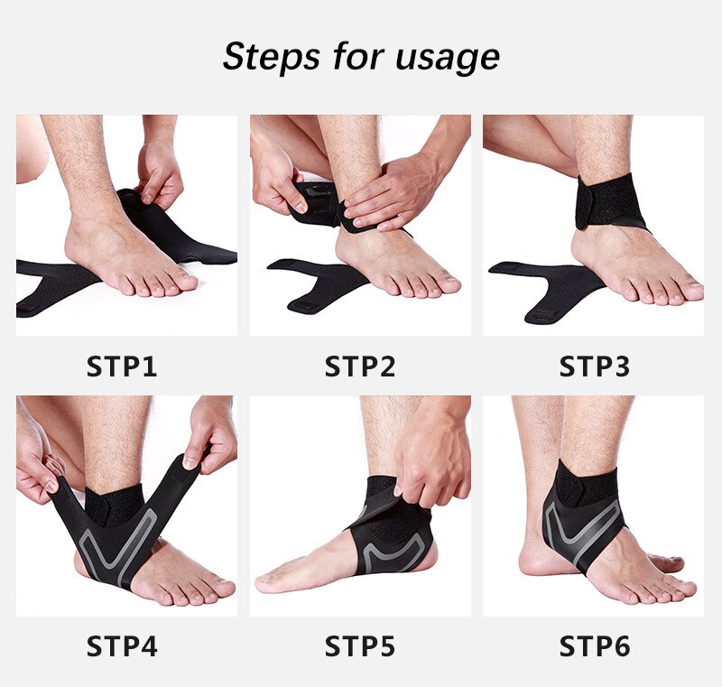2 Stuks Sport Enkelbrace Fitness Gym Enkel Ondersteuning Gear Elastische Voet Gewichten Wraps Protector Benen Power Gewichtheffen
