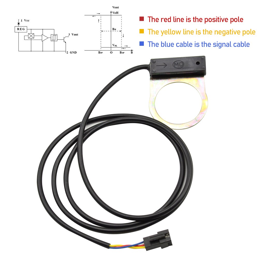 5/8/12 Magneet Elektrische Fiets Pedaal Assistent Sensor Pas Systeem Extra Snelheid Enkele Dubbele Hall Sensor Ebike E-fietsonderdelen