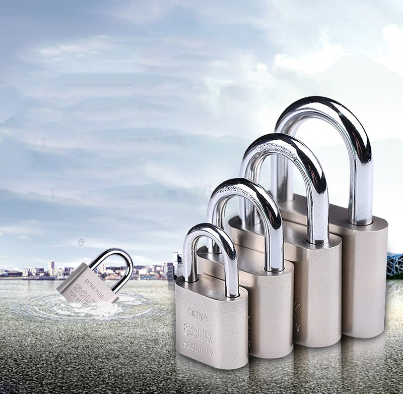 Flood Control Door Anti-Theft Balcony Window Lock Waterproof Rust-Proof Tamper-Proof Lock Home Small Dormitory Long Beam