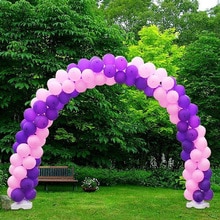 Ballon Kolom Stand Onderdelen Kit Plastic Buis Clip Kolom Boog Deur Base Set Voor Bruiloft Decoratie Accessoires