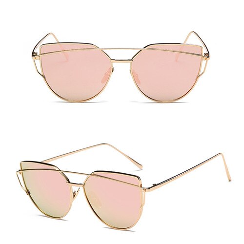 Kvinder cat eye ultra-lette solbriller metal stel solbriller solbriller med  uv400 beskyttelse: Gul