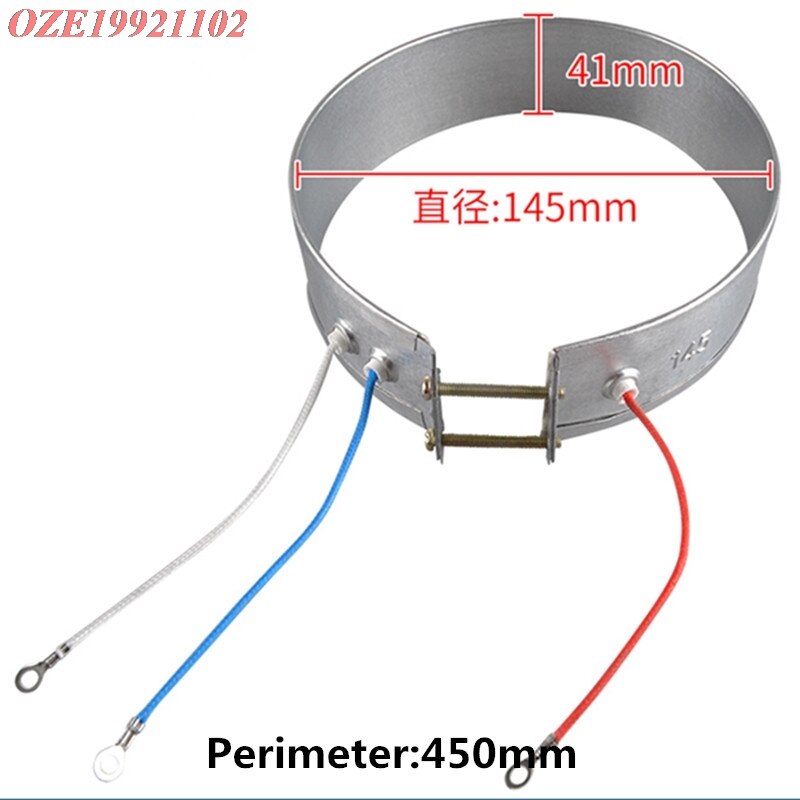 1pc Electric Water Heater Thin Band Heater for Electric Cooker Household 140mm 145mm 150mm 155mm 160mm 165mm 170mm Diameter: 145MM Dia.