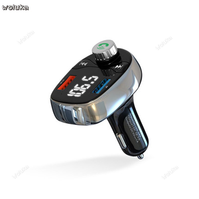 Car MP3 Multifunction Bluetooth Receiver Car Charger Cigarette Lighter Car Music U Disk Player CD50 Q04