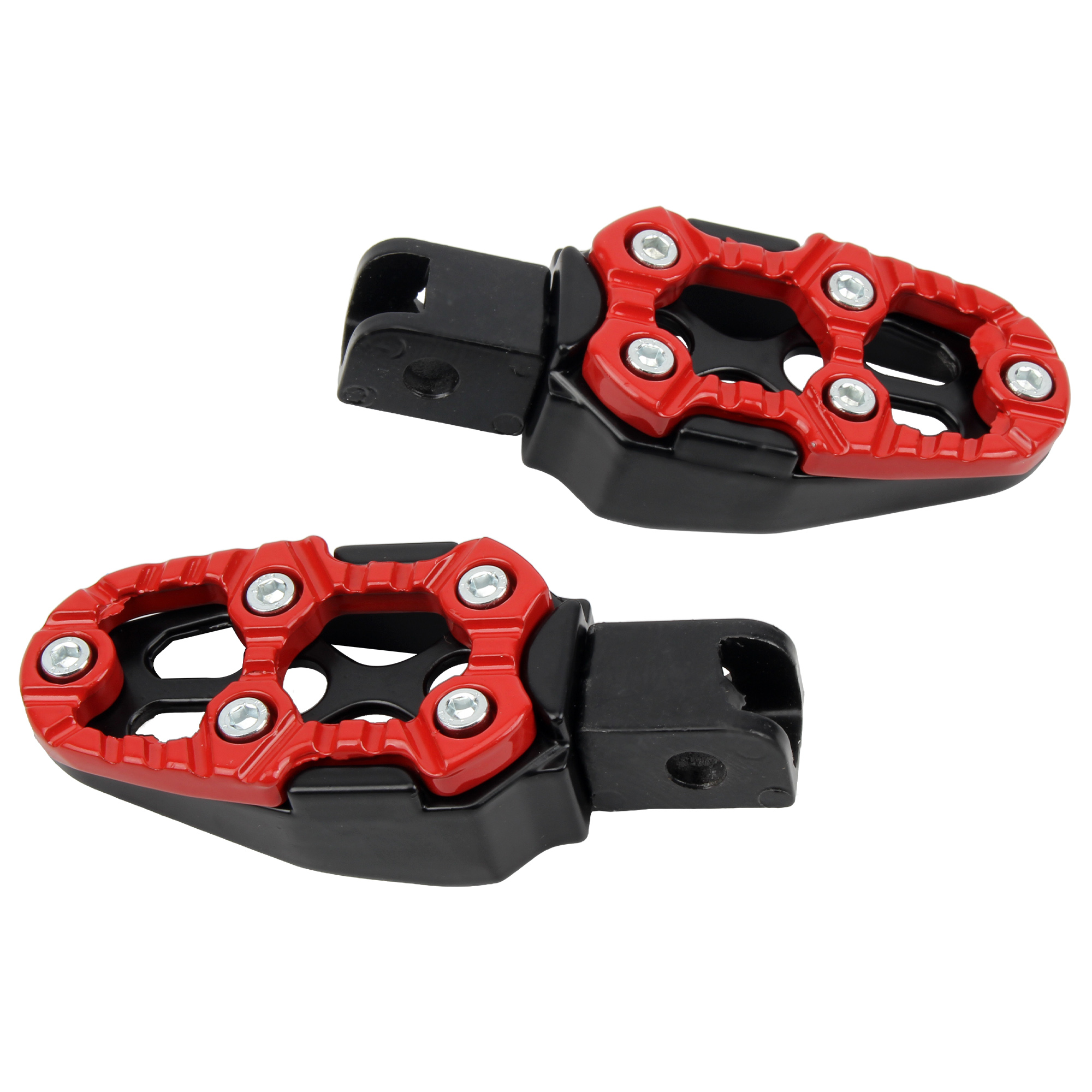 Motorfiets Voetstap Verstelbare Aluminium Antislip Stap Voor Motocross Scooter ATV E-Bike Universele Voetpedalen