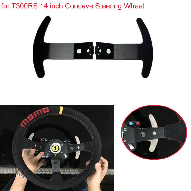 Modifikations-schaltwippen für thrustmaster  t300rs t300 heavy duty schaltwippen, passend für 14 zoll konkave lenkräder