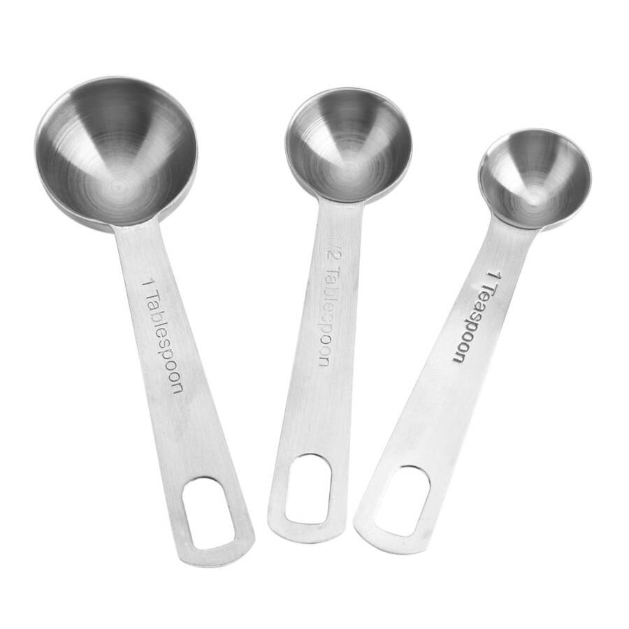 Stainless Steel Measuring Spoons, Measuring Spoons Cups Set for Dry and Liquid Ingredients 6 pack
