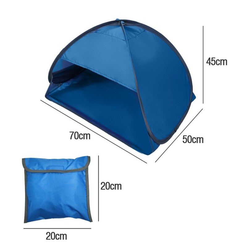 1 pièces Portable tente soleil ombre appui-tête tente instantanée en plein air plage tente plage loisirs équipement