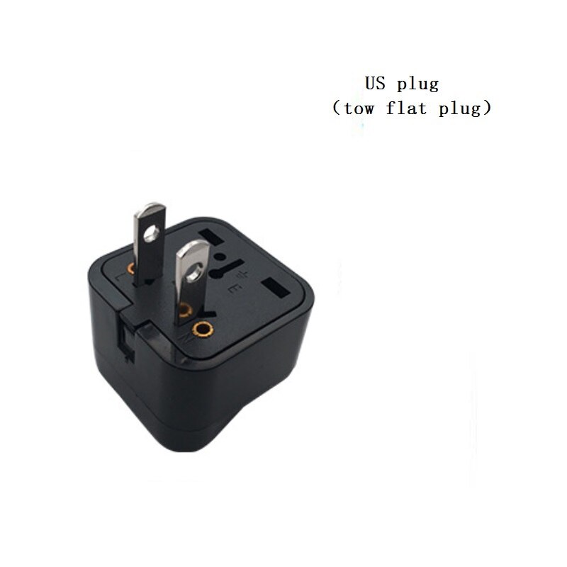 1PC Universele US UK AU EU Italië Zwitserse Stekker Adapter Travel Wall AC Power Charger Outlet Adapter Converter 2 /3Pin Socket: US plug Two plug