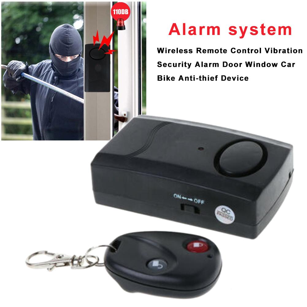 Sicherheit Drahtlose Fernbedienung Vibration Motorrad Auto Detektor Anti-diebstahl Alarm Security System 120db Tropfen