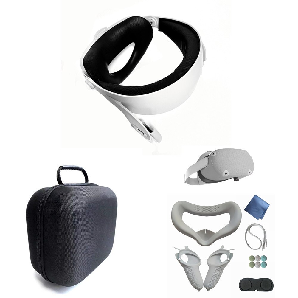 Upgrade Verstelbare Voor Oculus Quest 2 Vr Halo Band Verhogen Ondersteunende Forcesupport Head Strap Voor Oculus Quest2 Accessoires: Package 5