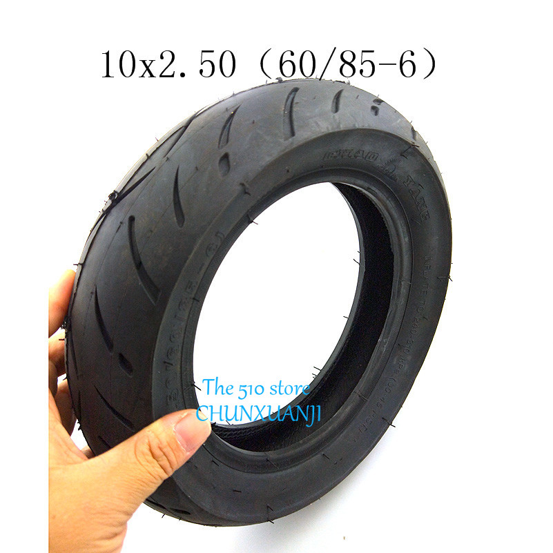 Nyhetssett utvidelse fortykning og slitesterk dekk 10 x 2.5 tube dekk 10*2.50 10 tommers dekk tube inner tube hjul for elektrisk sparkesykkel