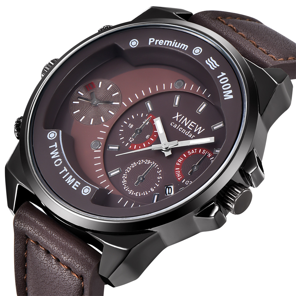 UTHAI CE100 Men's Watch Belt Quartz Men's Sports Watch