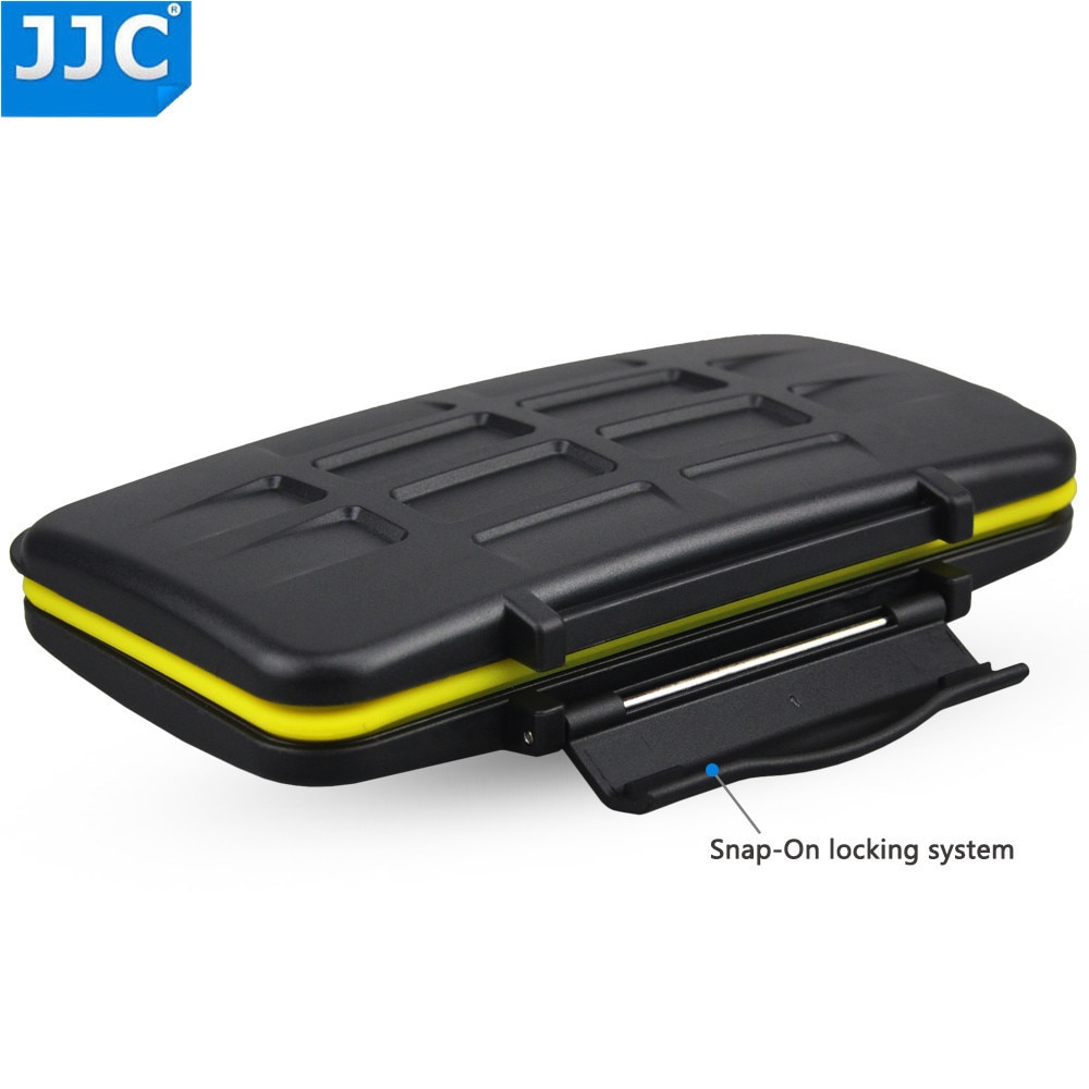 JJC Water-resistant Shockproof SD Card Holder Storage Camera Memory Card Bag Case Protector Cover For 12 SD+12 Micro SD Cards