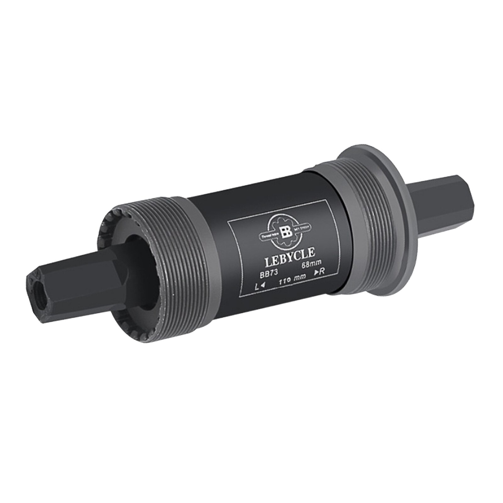 Fiets Trapas Vierkante Taper Fiets Trapas voor Mountain/MTB/Road/Fat Bike, Optionele Vierkante BSA 68mm x 110.5/113/118/120/122.5mm (68x113mm