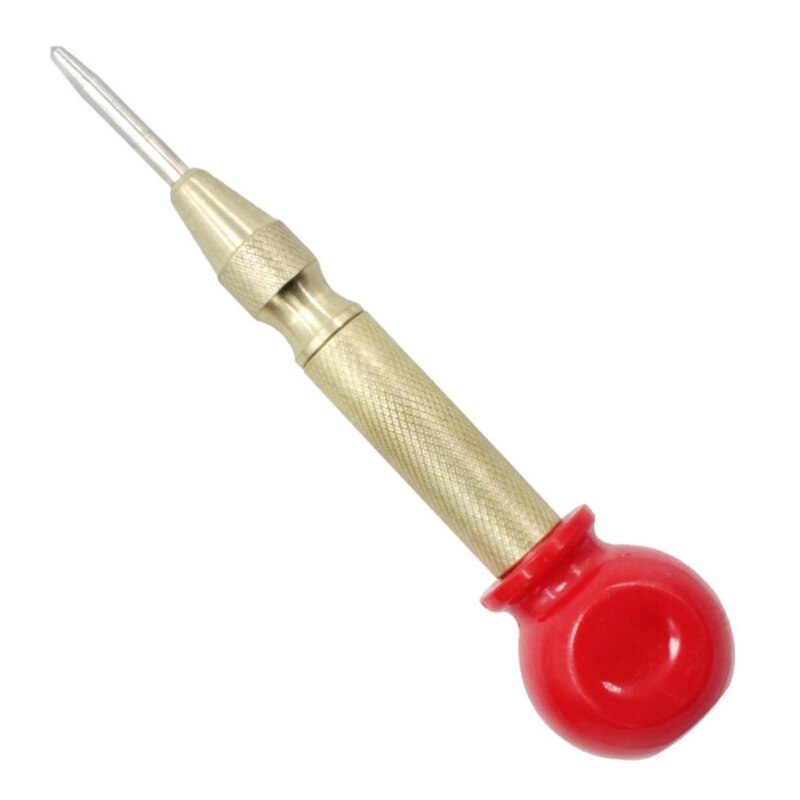 Automatic Center Pin Spring Loaded Punch Marking Holes Wood Marker Woodwork Tool Drill Bit: 9FF701536-C