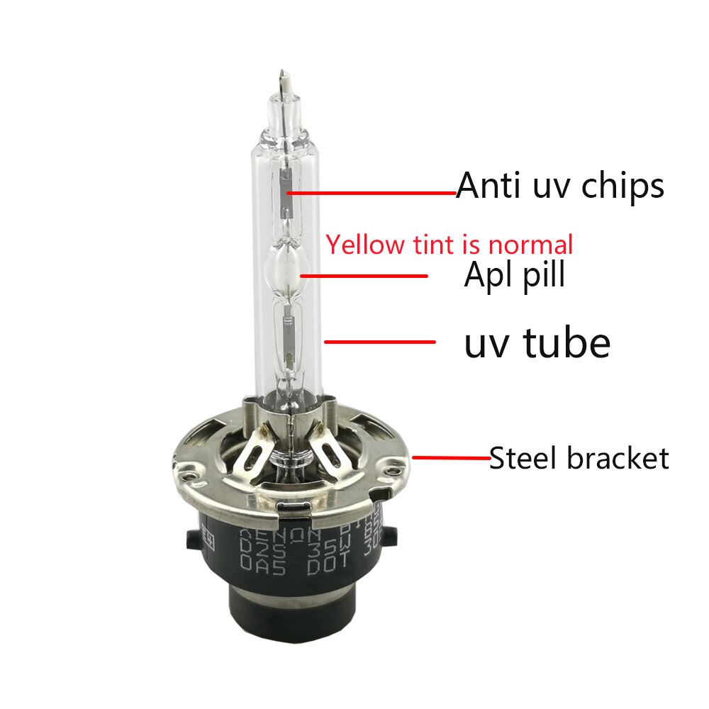 Ampoule Au Xénon DS4 35W HID - 4300K à 8000K - Pour Phare De Voiture - Neuf
