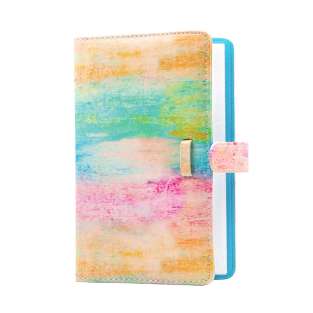 Album de Film Photo à 96 pochettes, livre de rangement d'images en cuir PU pour FujiFilm Instax Mini 12 11 8 9 7s, Mini Film de 3 pouces, format de papier: orange