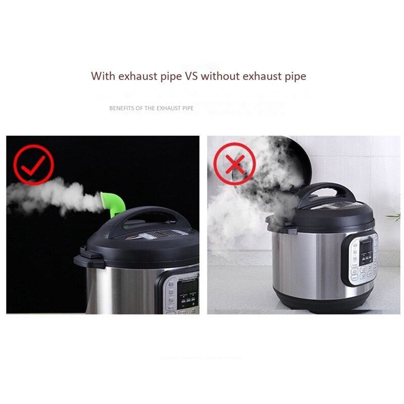 Desviador de liberación de vapor, accesorio de cocina apto para Ninja Foodi/Crock Pot/olla a presión eléctrica, Tamaño XL
