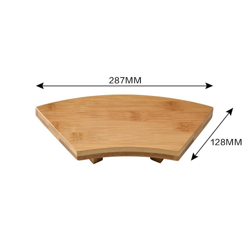 Bambus Küche Sushi Platte Sushi Tablett Sushi Dekoration Restaurant Holz Tablett für Sushi Sashimi Bazooka Nachtisch: 29cm x 13cm