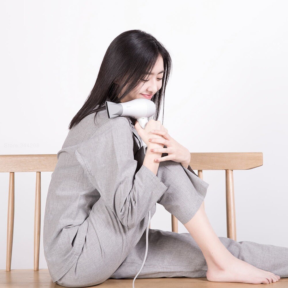 XIAOMI-HD-066W MIJIA YUELI, difusor de pelo para el hogar, 1200W, cuidado del cabello, , secado rápido, portátil, viaje, mango plegable