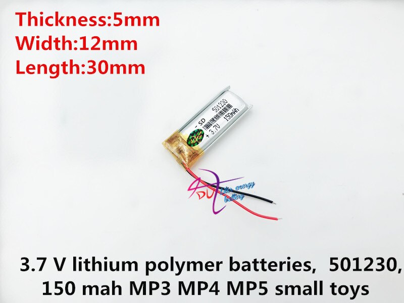 Batteria Efaso 3,7 V 150mAh Li-Po ideale per Syma S102G S107G S108G Batteria Efaso 3,7 V 150mAh Li-Po ideale per Syma S102G S107G S108G