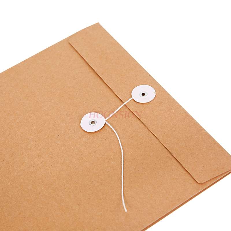 30pcs portfolio A4 kraft paper bag information bag