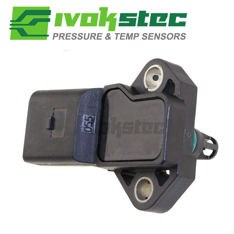 Newest 2.5 Bar MAP Sensor Turbo Boost Pressure For Skoda Fabia Roomster Superb Yeti Octavia Praktik 1.4 1.8 1.9 TDI 038906051B