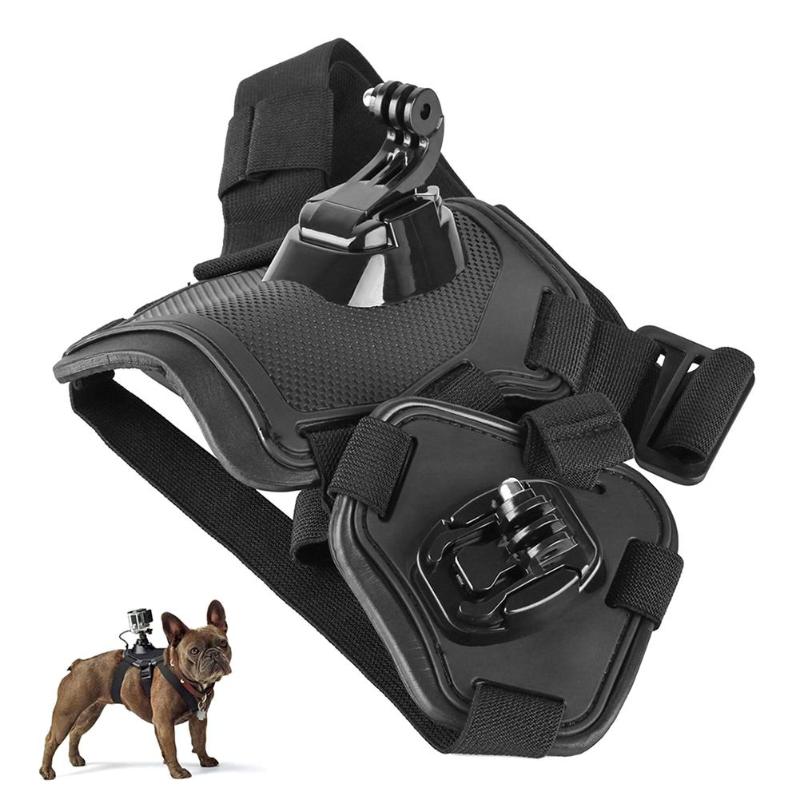 Arnés ajustable para perros, correa de pecho para cámara GoPro Hero 7 5 6 4 Session para GoPro Hero 7 6 5 4 Xiaoyi Cámara deportiva
